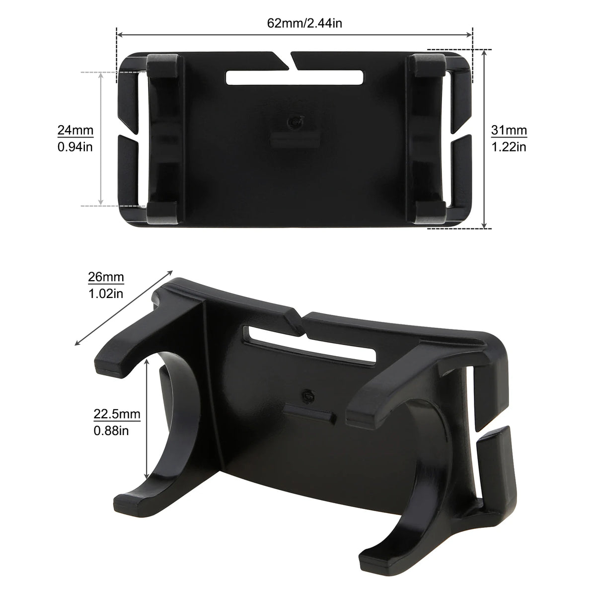 support tête lampe bande élastique réglable logo intégré vis plastique rigide adaptable torches frontales