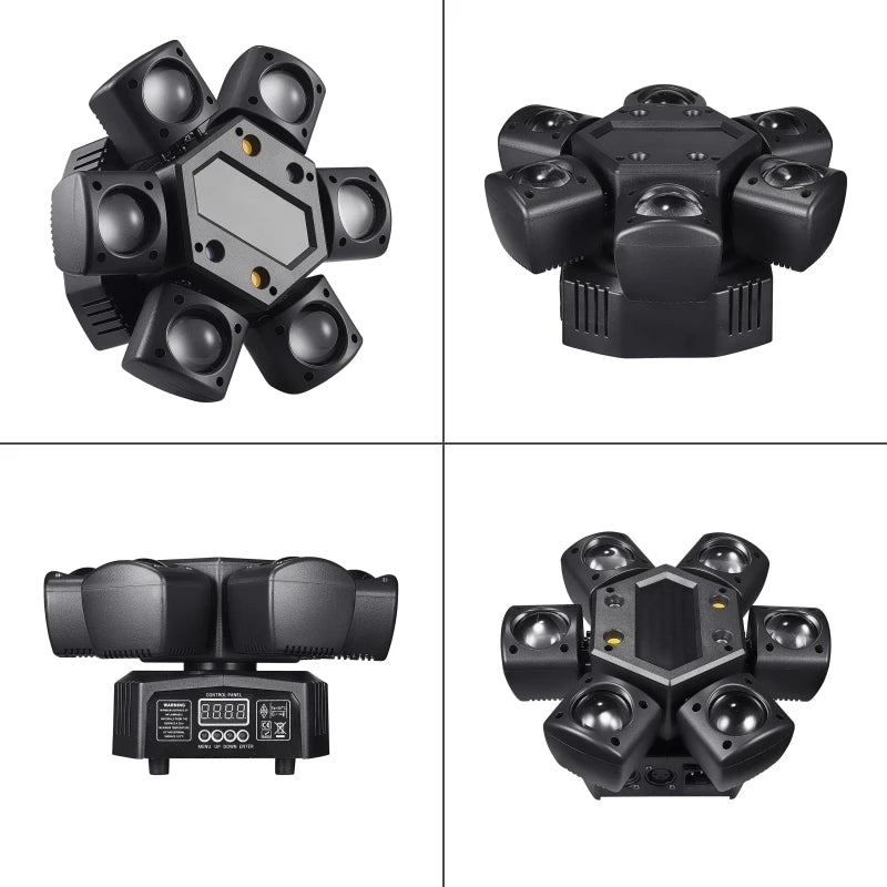haut parleur multi directionnel noir moderne bras télécommande boîtier contrôle éclairage scène DJ disco