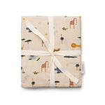 Housse de couette bébé coton biologique imprimée
