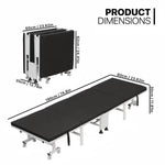 lit pliant multifonction moderne acier texturé noir blancversible sofa chambre coucher