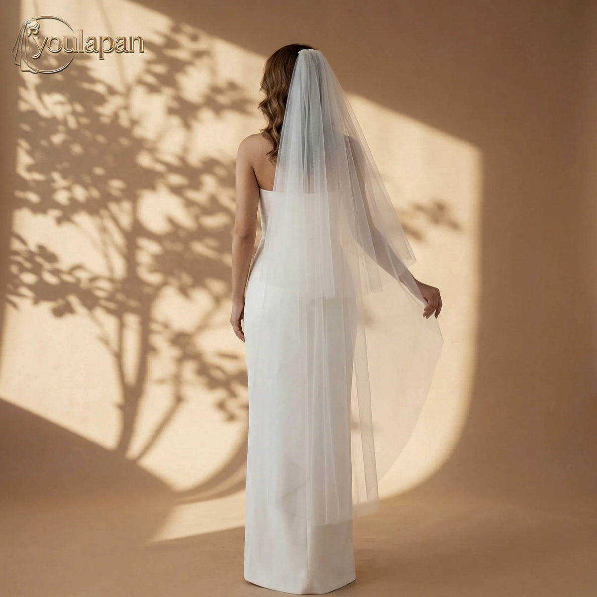 voile mariée blanc deux couches très transparent classique mariage soirées