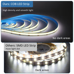 ruban led blanc bleu 608 leds flexible 2700k 6500k 12v 24v moderne