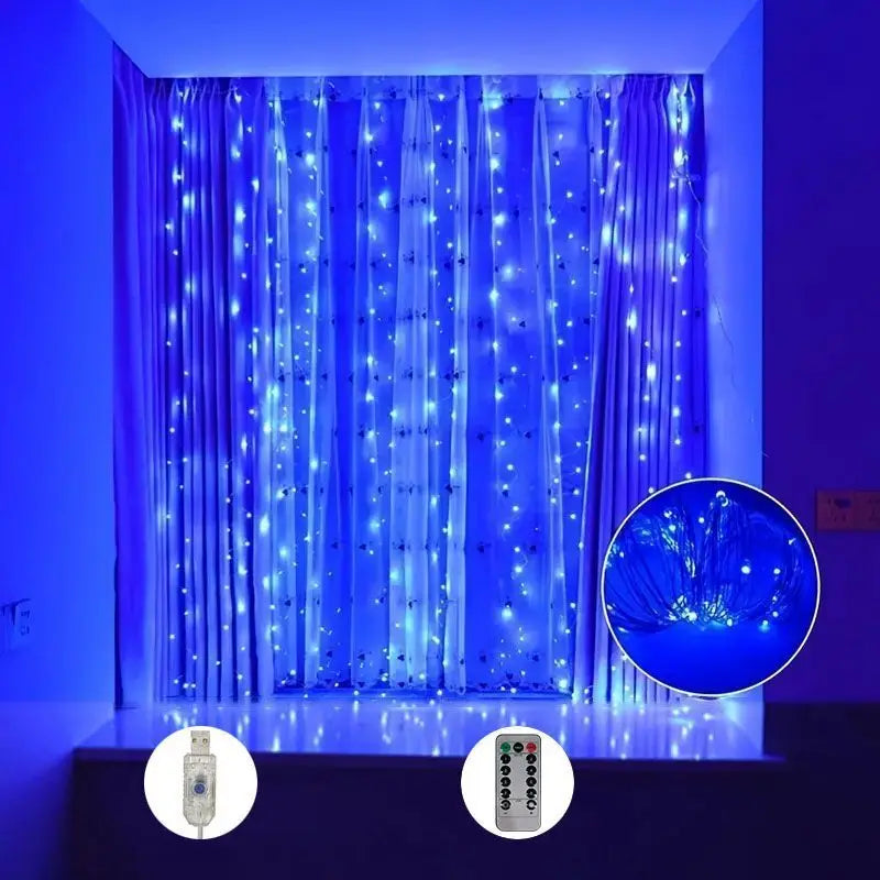 guirlande lumineuse led décoration noël mariage chambre télécommande usb couleur rose doré blanc multicolore