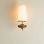 lampe murale rétro abatjour texture rugueuse éclairage quotidien beige marron vert minimaliste vintage années