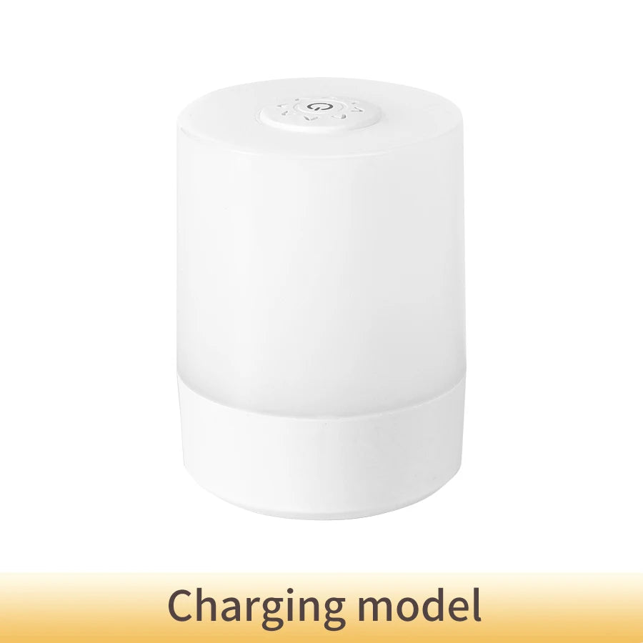 lampe table led rechargeable blanc moderne interrupteur tactile lumière chaude variable veilleuse chambre enfant