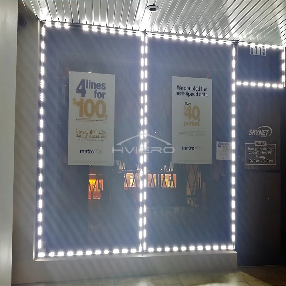 barre lumineuse led blanc argentée éclairage décoratif intérieur extérieur ip65