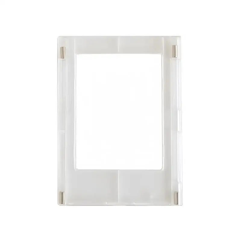 cadre photo magnétique transparent minimaliste moderne cartes photo incluses fixations aimants