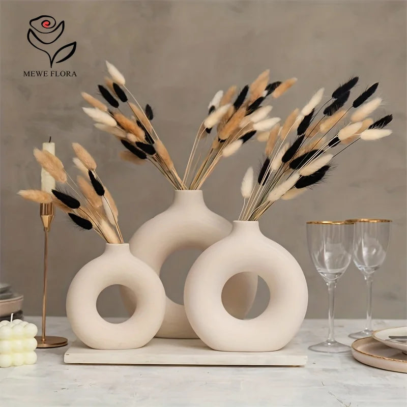 décoration maison queue lapin séchée blanc noir naturel boho anniversaire baby shower