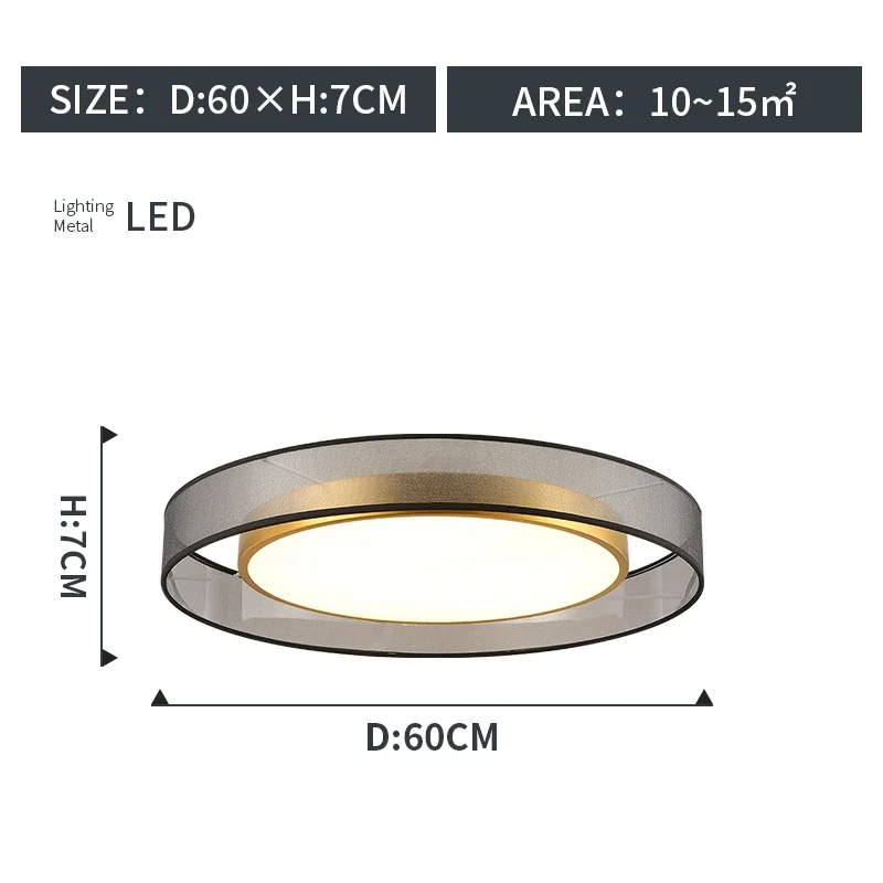 lampe moderne or noir brillante surface métal cuivre led éclairage quotidien rondSizeMode=14words