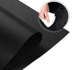 tapis cuisson barbecue silicone antiadhésif réutilisable résistant chaleur noir texturé utilitaireextérieur