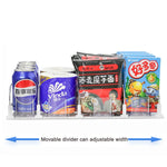 organisateur boissons canettes bouteilles conserves réfrigérateur support extensible réglable plastique métal moderne utilitaire
