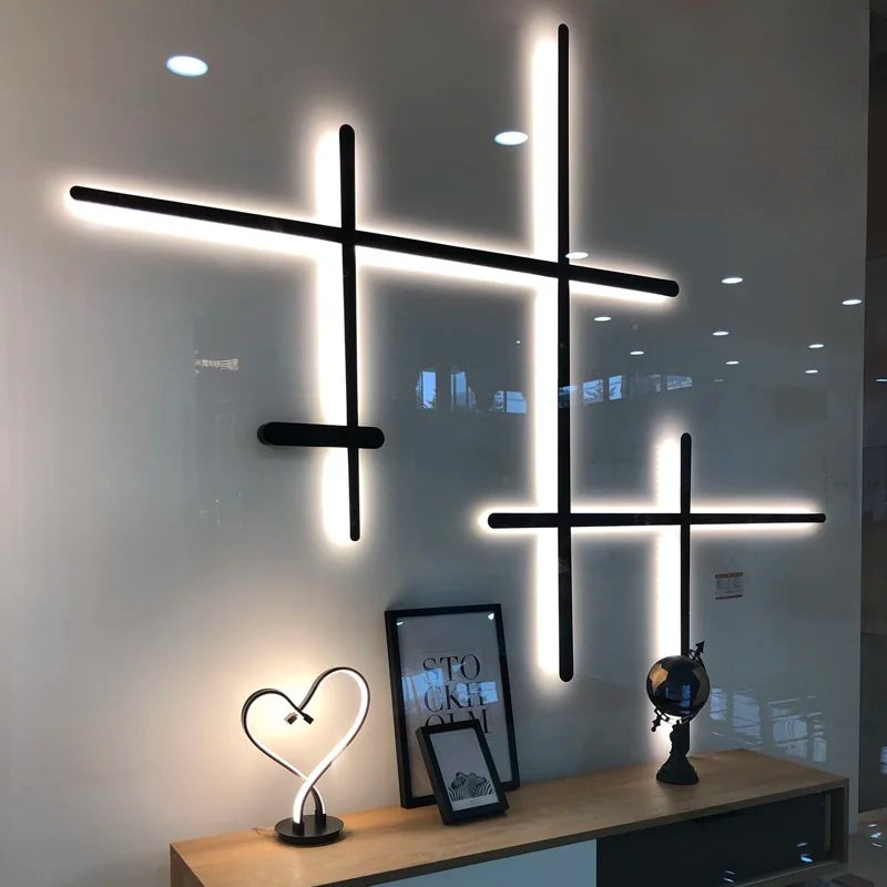 lampe murale led moderne minimaliste blanc noir certifiée rohs ccc cqc ul vde