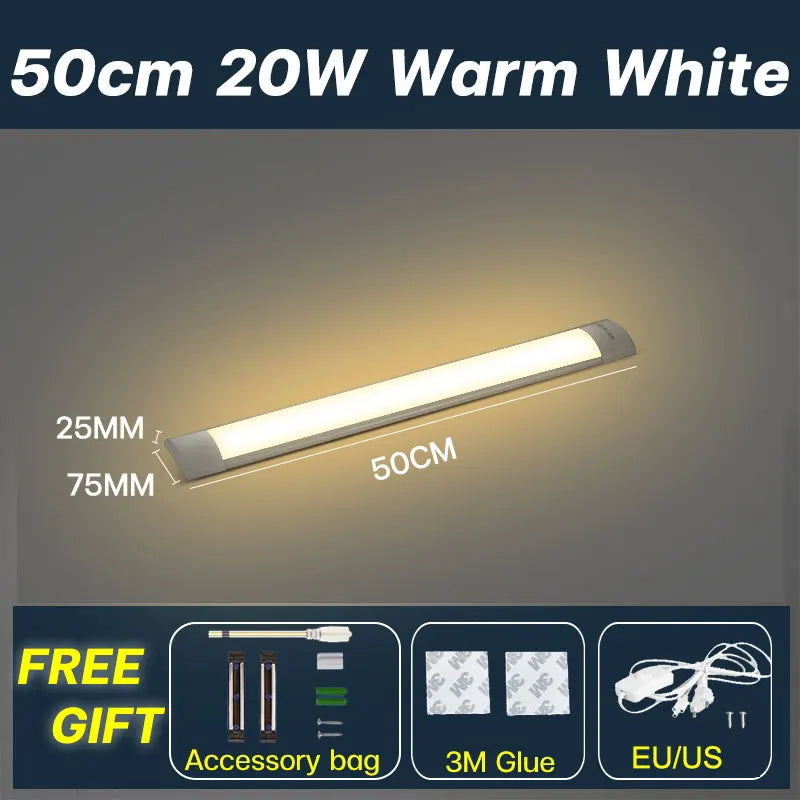 lampe led moderne 30cm 50cm 10w 20w blanc adhésif chambre coucher