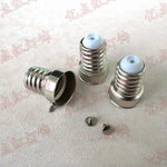 adaptateurs ampoules argentés moderne e14 e27 e40 fixations oeilllets sans soudure