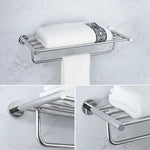 Accessoires salle bain chrome porte serviettes mural porte savon brosse wc porte serviette toilette