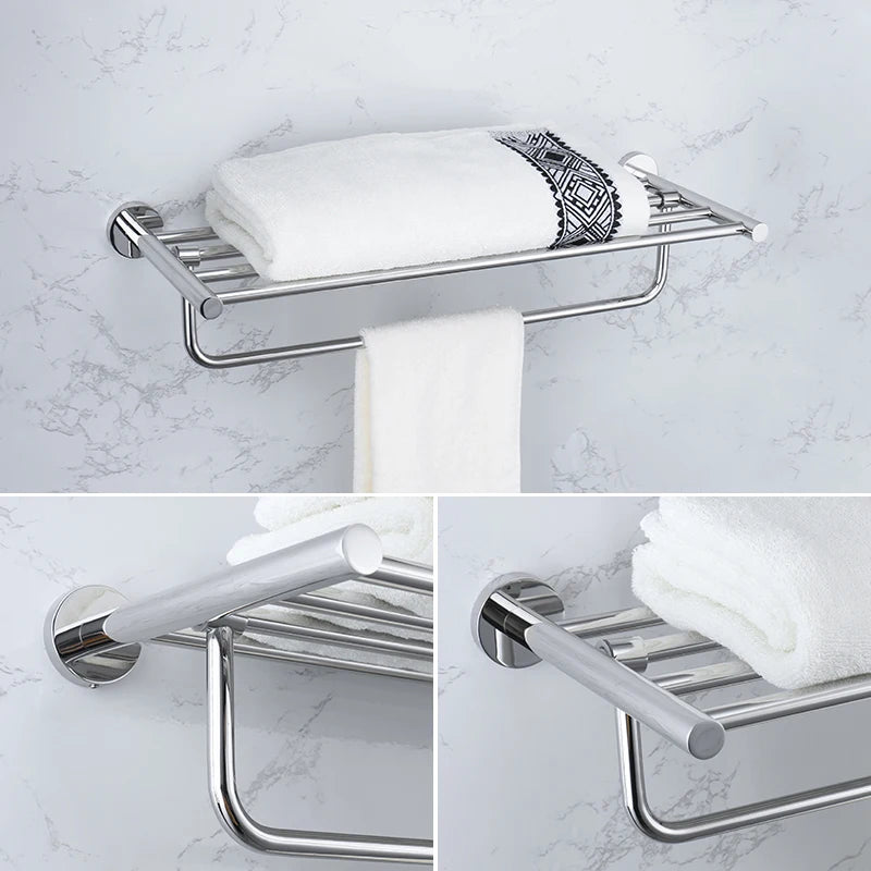 Accessoires salle bain chrome porte serviettes mural porte savon brosse wc porte serviette toilette