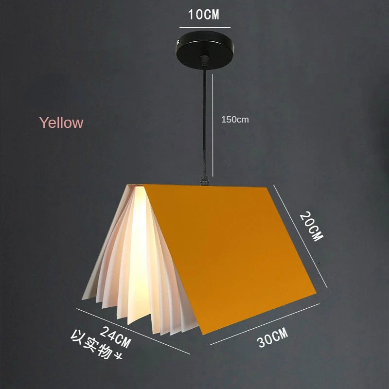 Suspension lumineuse moderne métal noir bleu papier plié origami 25cm 30cm chambre salon étude