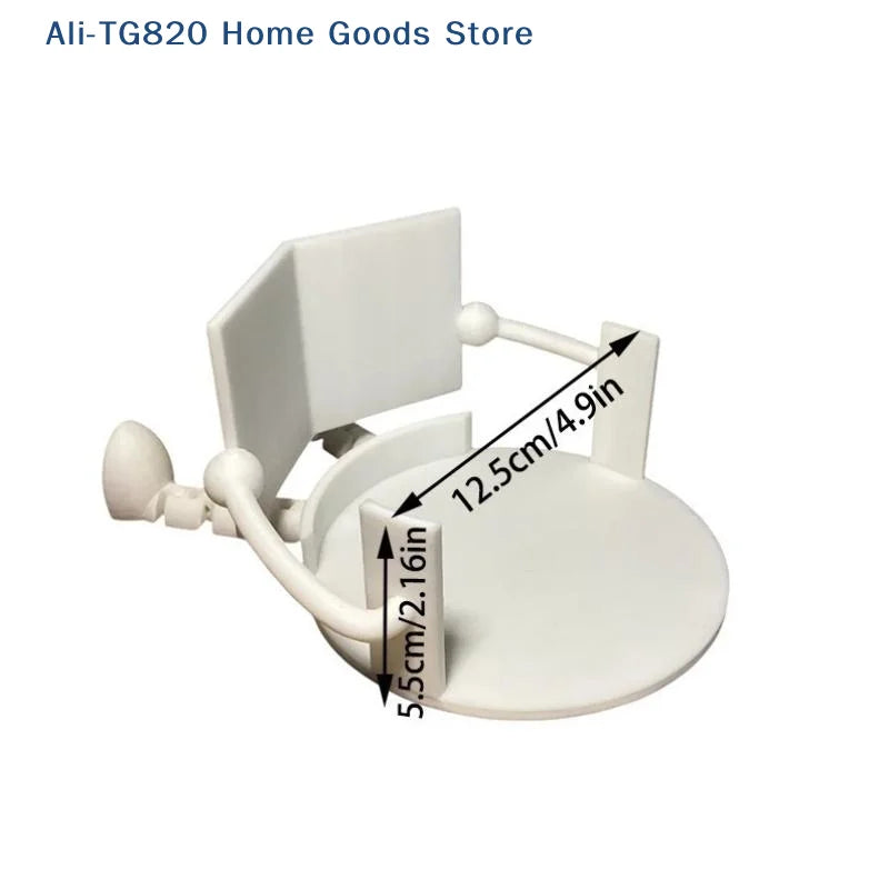 porte rouleau papier toilette anthropomorphe blanc gaufré lisse humeur adaptable table toilette