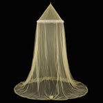 filet protection anti insectes transparent vert moderne anneau métallique minimaliste chambre polyester coton treated