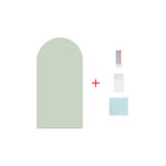 tableau blanc moderne motif cuisine lettres animaux vert pastel autocollant pvc feutres gomme tampon