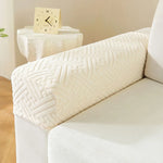 couvre accoudoirs canapé moderne doux polyester coton couleur gris rose bleu clair vert pastel