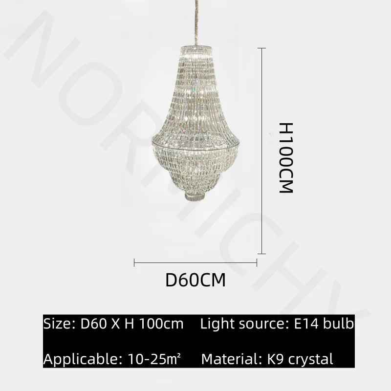 lustre cristal facettes transparent classique salon chambre éclairage deco pendentif facile lumière chambre decoration