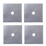 protège plaque cuisinière adhésif gris noir lisse moderne non stick réutilisable eco friendly
