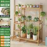 étagère plantes bois naturel moderne vis fixations pots différents 80cm largeur