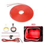 ruban led flexible moderne couleur bleu rouge blanc jaune vert connecteur cable interrupteur intérieur