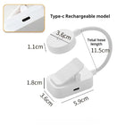 lampe lecture led rechargeable port usb clips moderne portable blanc