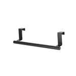 support serviettes acier inoxydable moderne rayures horizontales clips salle bains cuisine