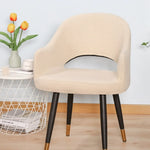 housses chaise moderne marron noir gris bleu rouge tissu carreaux extérieur accueil polyester