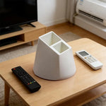 rangement télécommandes 3d impression noir blanc minimaliste moderne multifonctionnel plastique antidérapant maison