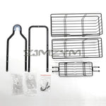 étagère douche trois niveaux noir contemporain clips métal réutilisable sans perçage