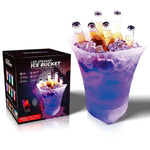 seau glace lumineux enceinte bluetooth blanc violet bleu vert orange moderne festival