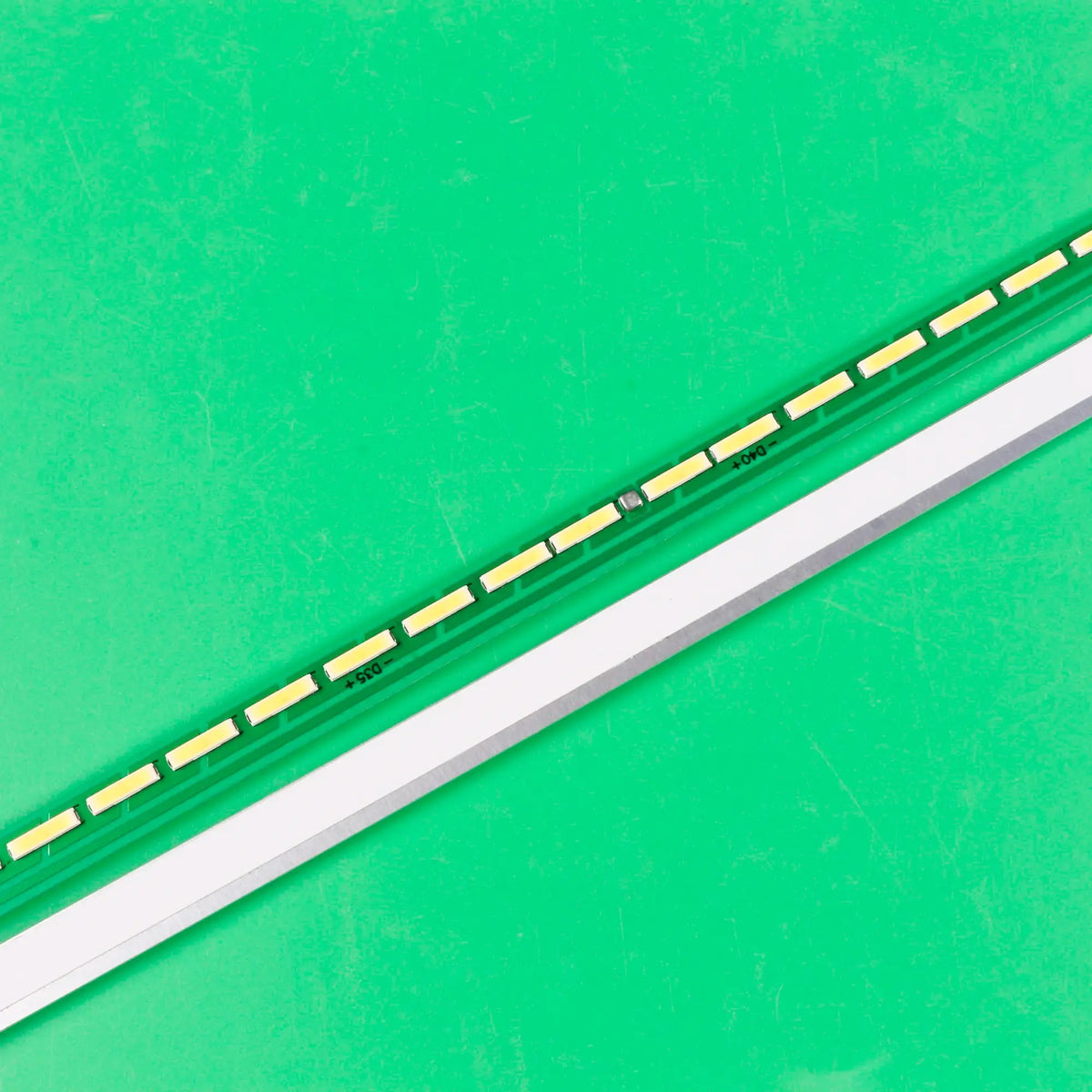 bande led rétro éclairage vert clair 602mm 60leds 3v moderne connecteurs