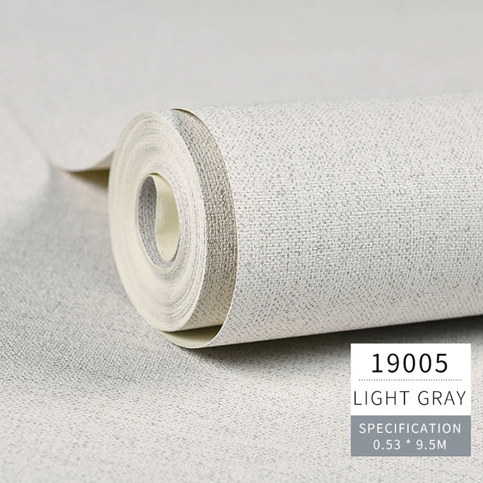 papier peint lin imitation moderne résistant l'eau sans formaldéhyde blanc beige gris bleuclair rosepâle
