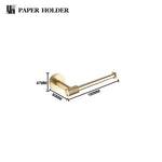 accessoires salle bain doré porte savon porte serviette barre verticale barre horizontale porte verre