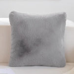 taies oreiller 45x45cm doublure pelucheuse motif flocon couleur neutre lit décoration voiture
