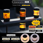 lanterne led rechargeable transparent moderne compact aimant intégrée mode camping randonnée autocollants câble usb