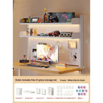 rangements mural noir blanc perforé moderne boîte rangement hooks aimants fixations murales