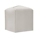 boîte mouchoirs simili cuir moderne blanc bleu rose marron minimaliste