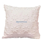 coussin tissu éponge motif floral moderne vert foncé adultère cuisine décoration salon
