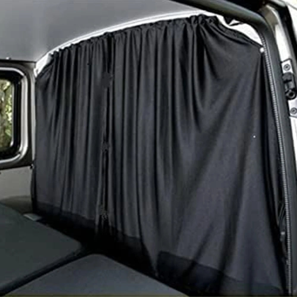 Détail du tissu opaque du rideau de séparation pour intimité