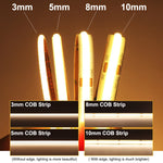 Bande LED COB dimmable pour éclairage d'ambiance