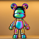 figurine mickey mouse bleu moderne pop art décoration maison collection cadeau