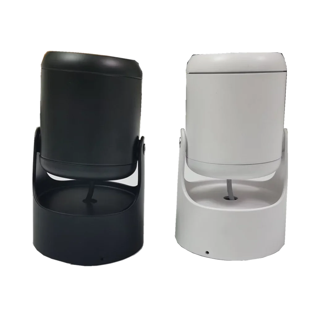 spot led intérieur moderne blanc noir télécommande rf aluminium projecteur d'éclairage décoration maison