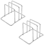 porte plaques acier inoxydable argenté moderne stable cuisine lisse brillant sans bpa résistant rouille