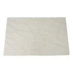 tapis anti dérapant feutre alvéolaire texture blanc crème motif floral