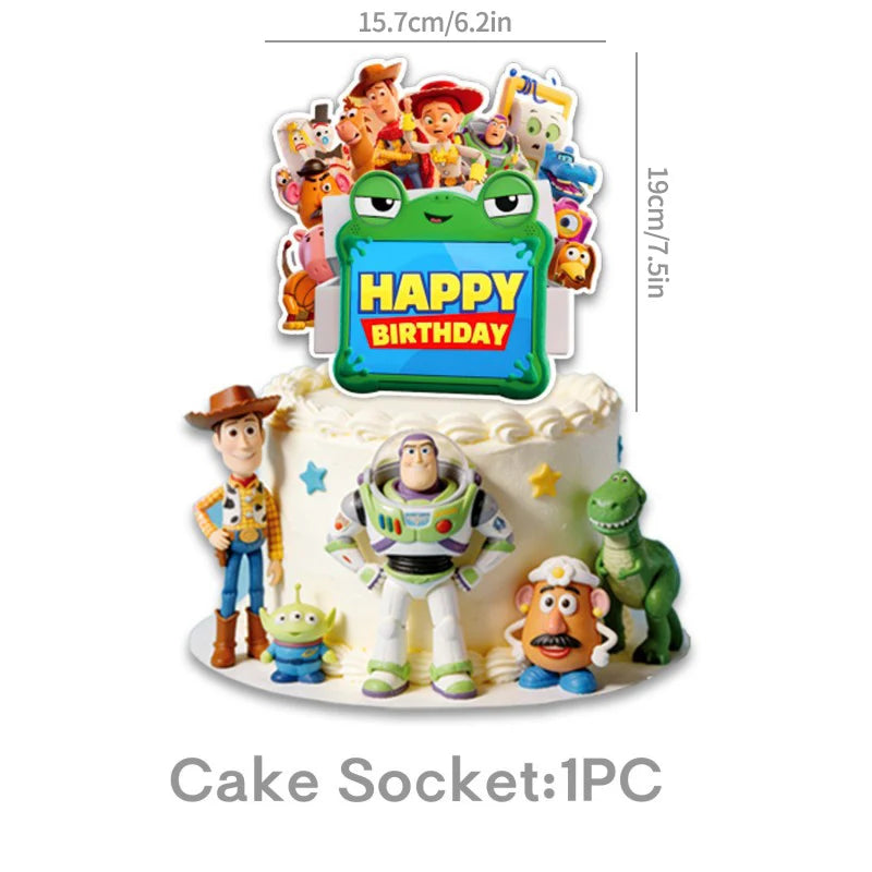 décoration anniversaire thème toy story gobelets assiettes serviettes ballons guirlande lunettes accessoires fête